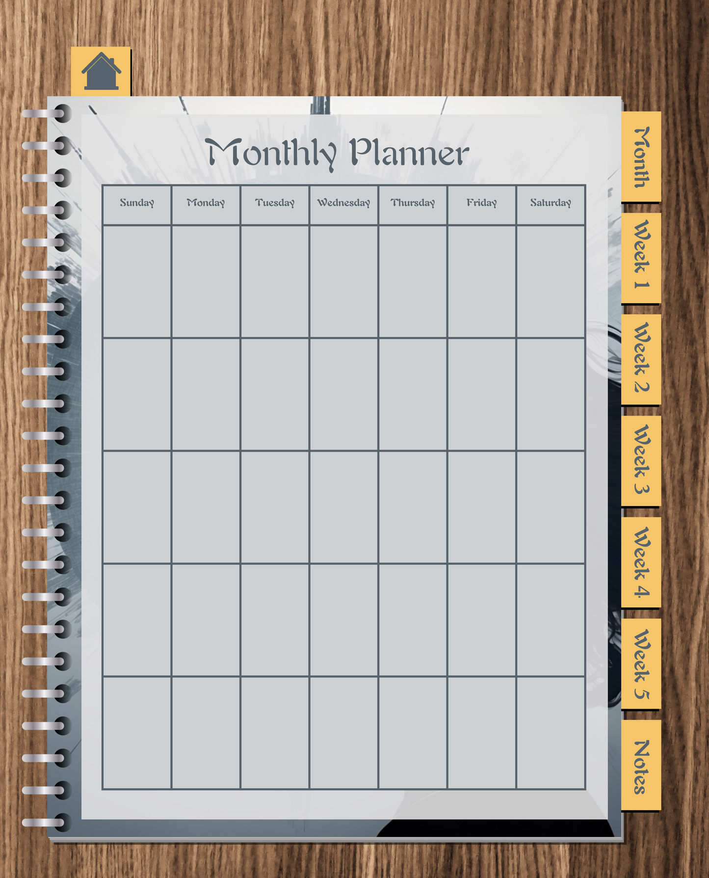 "Fearless" Monthly Digital Planner